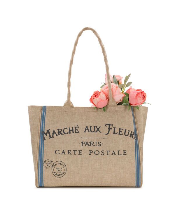 パトリシアナシュ レディース バッグ Patricia Nash Parisian Market Large Woven Tote Handbag Natural