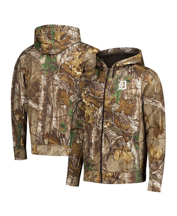ダンブルック メンズ アウター パーカー・スウェット Dunbrooke Mens Camo Detroitigers Trophy Realtree FullZip Hoodie Camo アニマル