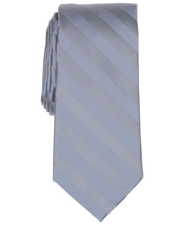 ペリーエリス メンズ アクセサリー ネクタイ サテン Perry Ellis Mensatin Stripe Solid Tie Silver シルバー