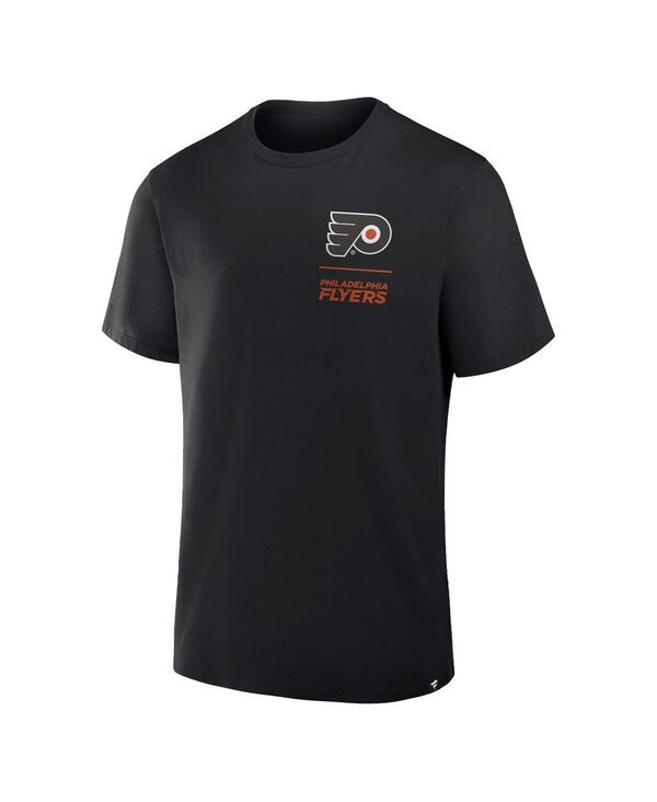ファナティクス メンズ トップス Tシャツ Fanatics Mens Black Philadelphia Flyers Crash The Net Legacy TShirt Black ブラック