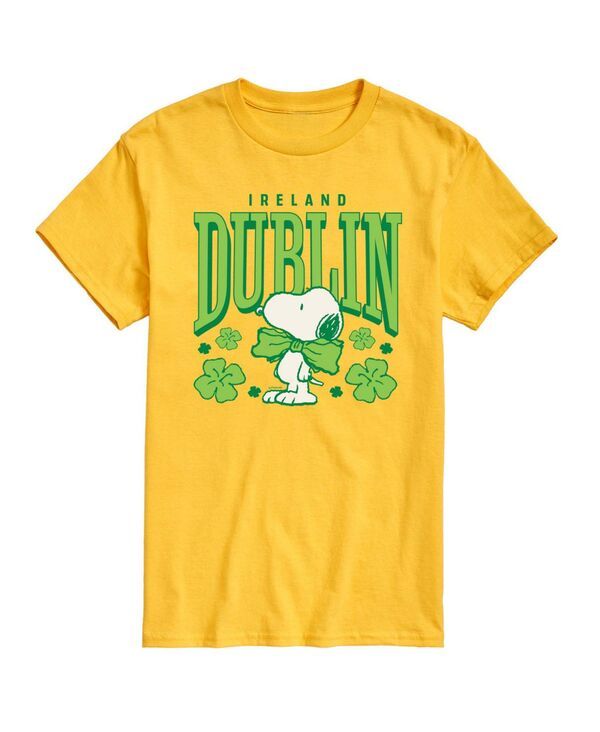 エアウェーブス メンズ トップス Tシャツ 半袖 AIRWAVES Mens Peanuts Dublin Ireland ShortSleeve TShirt Yellow イエロー