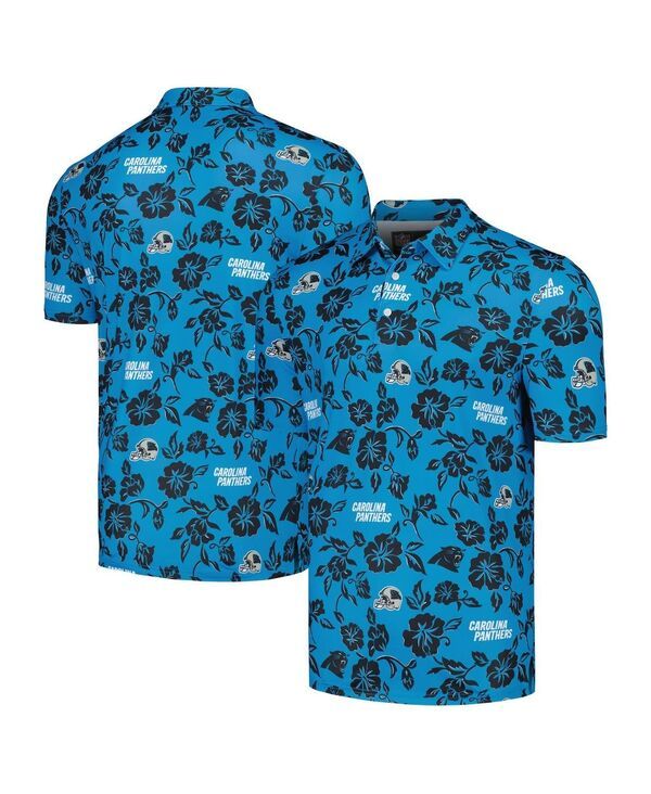 レインスプーナー メンズ トップス ポロシャツ Reyn Spooner Mens Blue Carolina Panthers Pua Performance Polo Shirt Blue ブルー