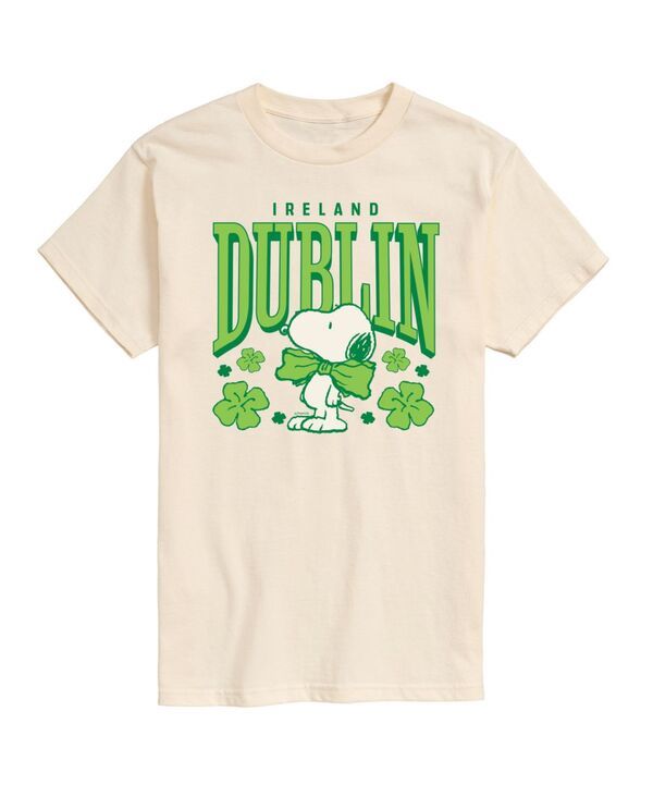 エアウェーブス メンズ トップス Tシャツ 半袖 AIRWAVES Mens Peanuts Dublin Ireland ShortSleeve TShirt Beige ベージュ