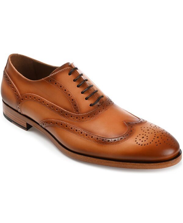 タフト メンズ シューズ スニーカー ウィングチップ ブローグ レザー Taft Mens Beck Handcrafted Brogue Wingtip Leather Dresshoes Burn 48,480円