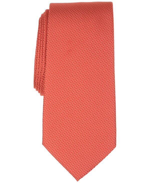 ペリーエリス メンズ アクセサリー ネクタイ Perry Ellis Mens Classic Textu red Tie Orange オレンジ