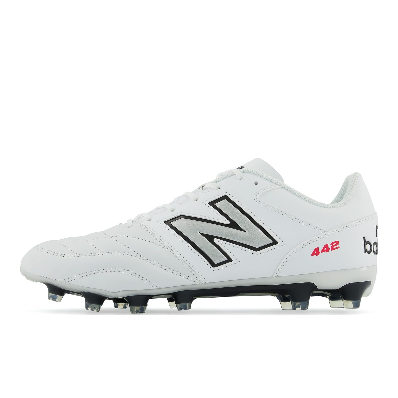 [ニューバランス] サッカースパイク 442 TEAM HG MS42H フルグレインレザー メンズ WHITE(WT2) 27.5 cm 2E [WT2(WHITE)] [27.5 cm 2E]