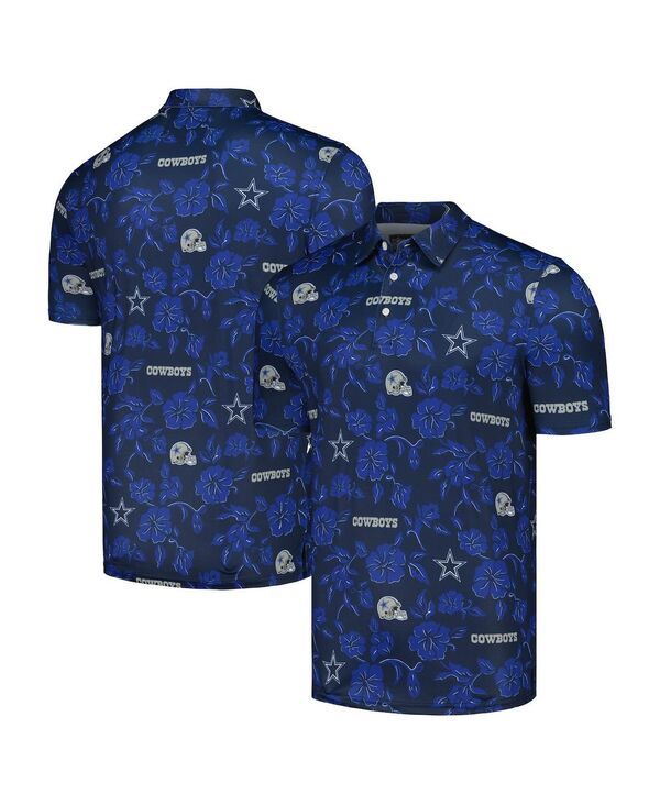 レインスプーナー メンズ トップス ポロシャツ Reyn Spooner Mens Navy Dallas Cowboys Pua Performance Polo Shirt Navy ネイビー