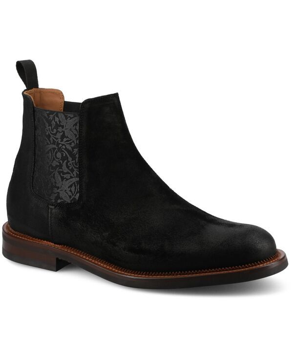 タフト メンズ シューズ ブーツ・レインブーツ チェルシーブーツ チェルシー Taft Mens Glen Chelsea Boots Black suede ブラック