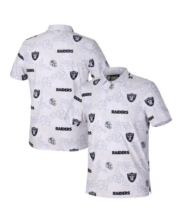 レインスプーナー メンズ トップス ポロシャツ Reyn Spooner Mens White Las Vegas Raiders Pua Performance Game Day Polo Shir