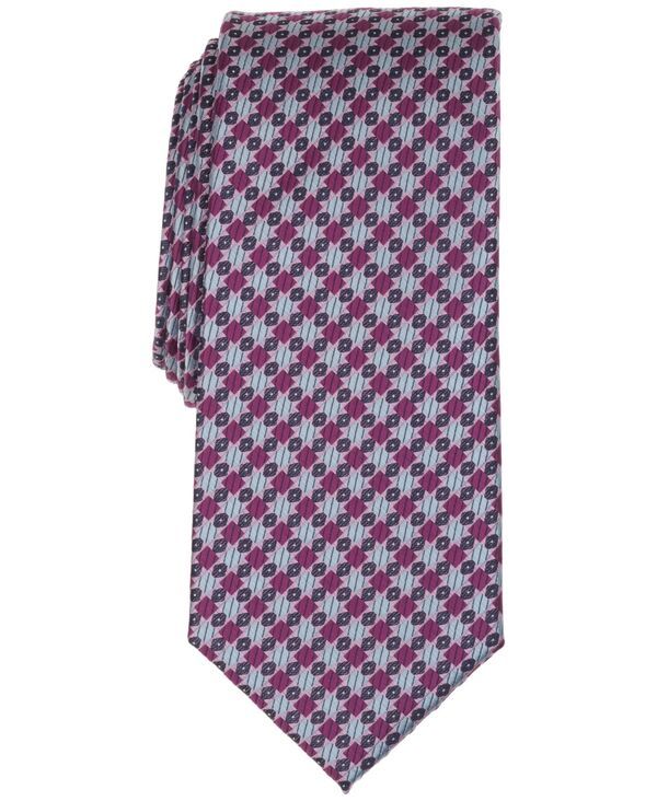 ペリーエリス メンズ アクセサリー ネクタイ Perry Ellis Mens Classic Diamond Pattern Tie Magenta マゼンタ