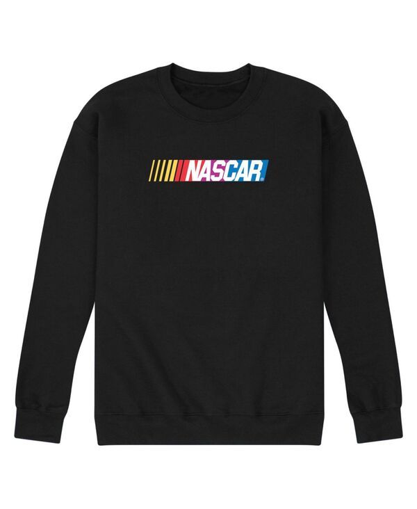 エアウェーブス メンズ トップス Tシャツ ロゴ フリース AIRWAVES Mens NASCAR Logo Long Sleeve Fleece TShirt Black ブラック