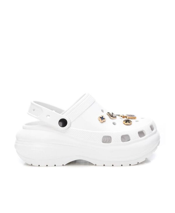 キシタイ レディース シューズ パンプス XTI Womenslingback Rubber Clogs White ホワイト