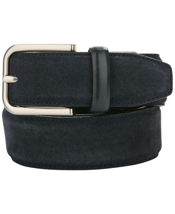 ペリーエリス メンズ アクセサリー ベルト スエード レザー Perry Ellis Portfolio Mensummer Suede Leather Belt Navy ネイビー