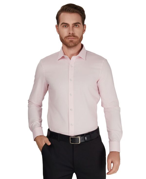オリジナルペンギン メンズ トップス シャツ オックスフォード Original Penguin MenslimFit Colla red Oxfordresshirt Pink ピンク