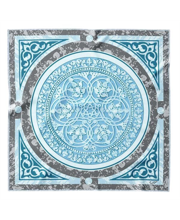 エリザベッタ メンズ アクセサリー ネクタイ シルク Elizabetta Mens Noto Silk Pocket Square for Men Blue ブルー