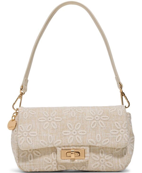 アルド レディース バッグ ミニ ALDO Bbellaflowerr Mini Shoulder Handbag Mix Mat Natural