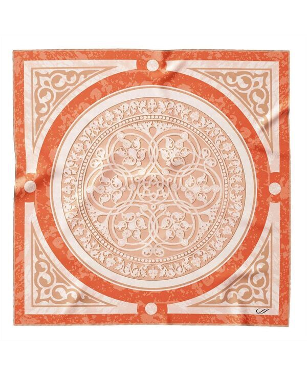 エリザベッタ メンズ アクセサリー ネクタイ シルク Elizabetta Mens Noto Silk Pocket Square for Men Orange オレンジ