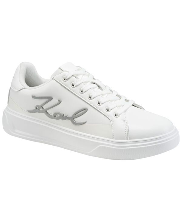 カール ラガーフェルド メンズ シューズ スニーカー レース ロゴ KARLAGERFELD PARIS Mens I Density Logo LaceUp Sneakers WHITE ホワイト