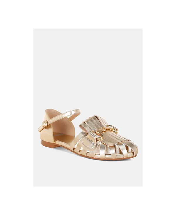 ラグアンドコー レディース シューズ サンダル トール フリンジ Rag Co Womens Noori Metallic Fringe Flat Sandals Gold ゴールド 16,485円