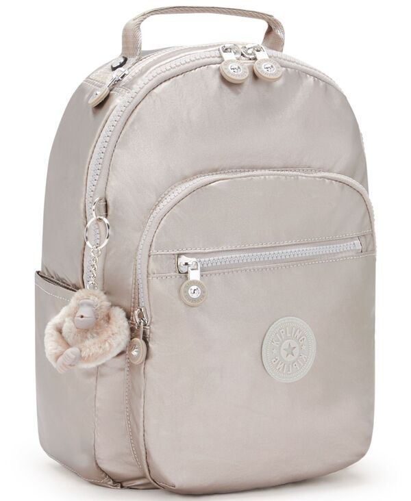 キプリング レディース バッグ バックパック・リュックサック Kipling Seoul Small Tablet Backpack Metallic Glow メタリック