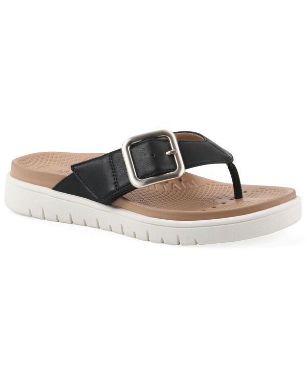 ホワイトマウンテン レディース シューズ サンダル White Mountain Womens Nalla FOM Recovery Sandal Black ブラック