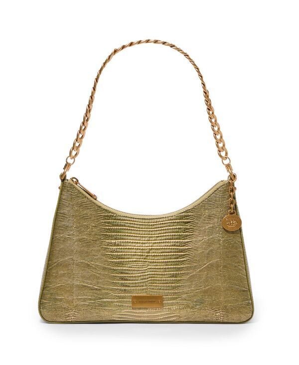 ブランミン レディース バッグ レザー Brahmin Mod Esme Bachata Medium Leather Shoulder Handbag Olive オリーブ
