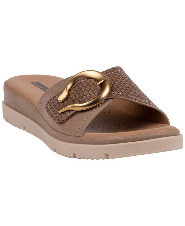ジーシーシューズ レディース サンダル GC Shoes Womens Raine Buckle Comfort Sandals Taupe トープ 15,735円