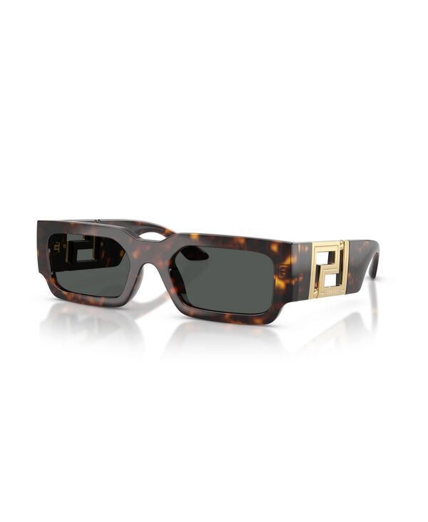 ヴェルサーチ メンズ アクセサリー サングラス・アイウェア Versace Mens Rectangle Sunglasses VE4506U Havana