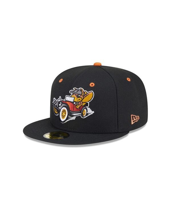 ニューエラ メンズ アクセサリー 帽子 New Era Mens Black WinstonSalem Dash Theme Nights 59FIFTY Fitted Hat Black ブラック