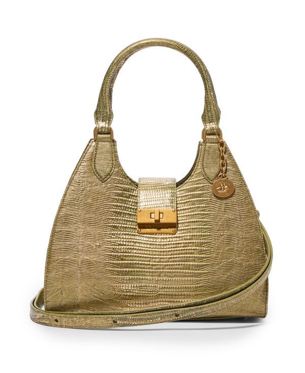 ブランミン レディース バッグ レザー Brahmin Adrian Bachata Smalleather Satchel Handbag Olive オリーブ
