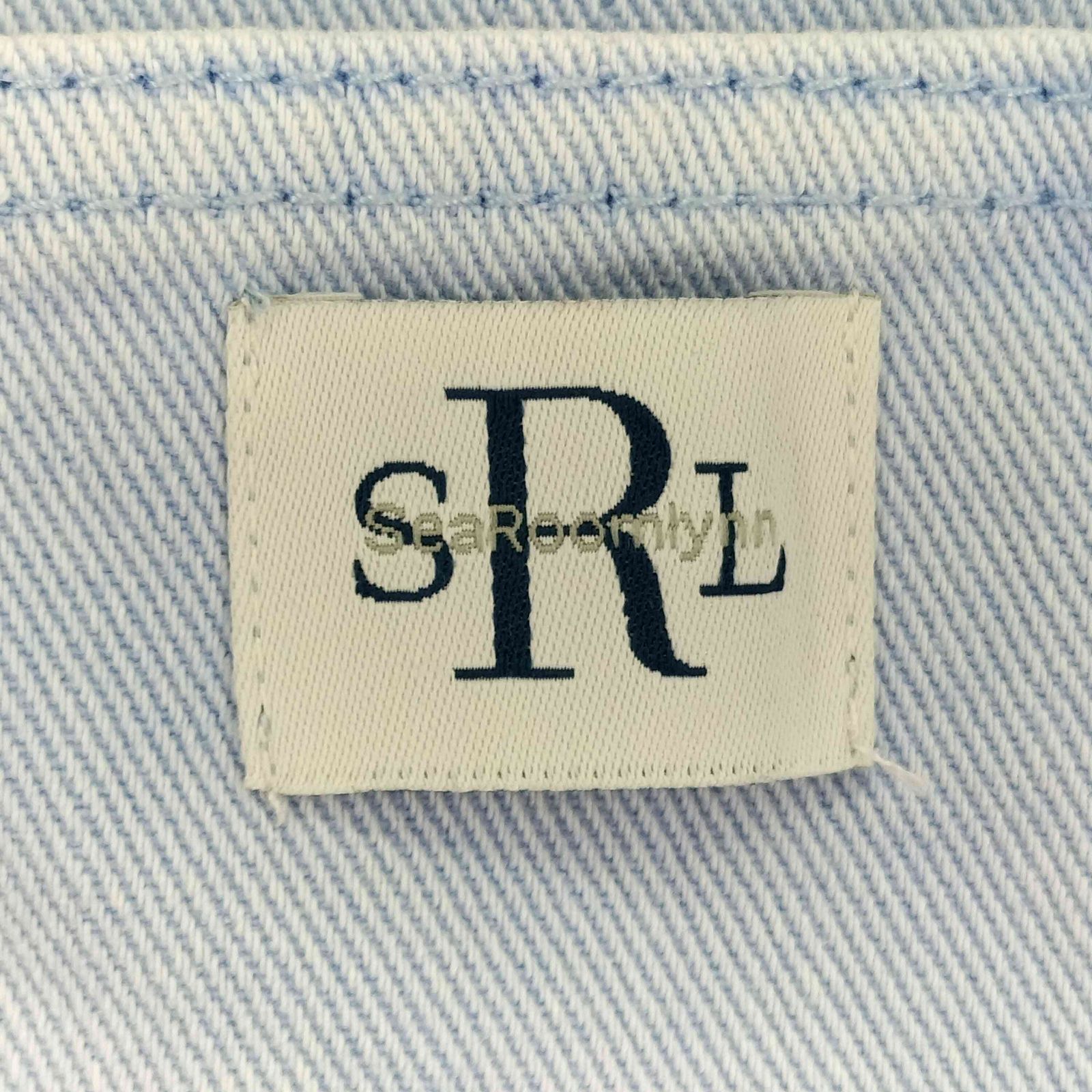 シールームリン Sea Room lynn サルファダイStraightデニムサロペット