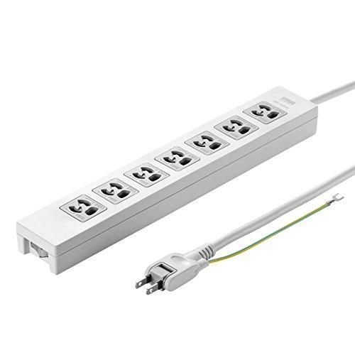 サンワサプライ(Sanwa Supply) 電源タップ 7個口(3P) 3m 雷ガード 一括集中スイッチ 裏面マグネット付き アースコード付きス