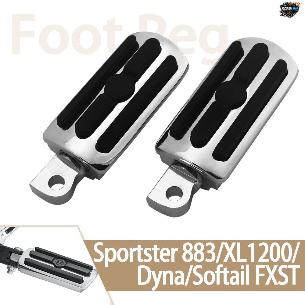 ハーレーダビッドソン ソフテイル エレクトラグライド ツーリング ダイナ ファットボーイ用 オートバイ用リアフットレスト ドライバーフッ