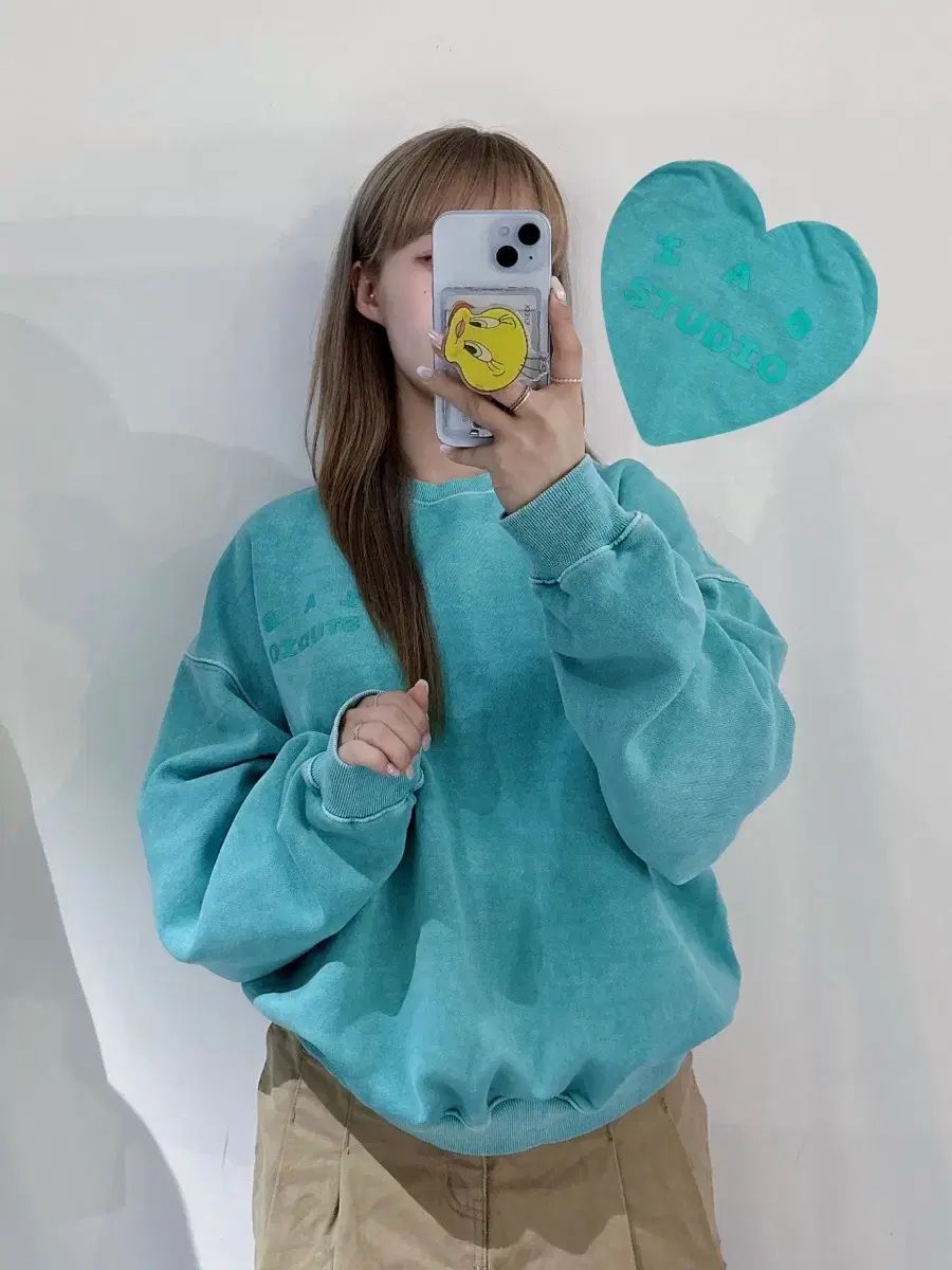 アイエプ ミント PIGMENT スウェット