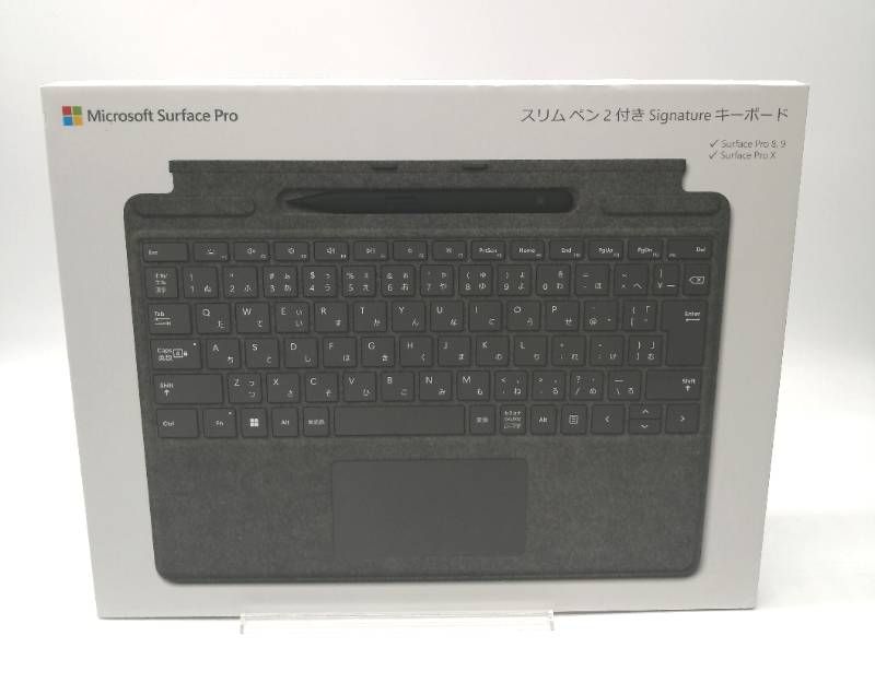 美品 Surface Pro スリムペン2付キーボード プラチナ- メルカリ