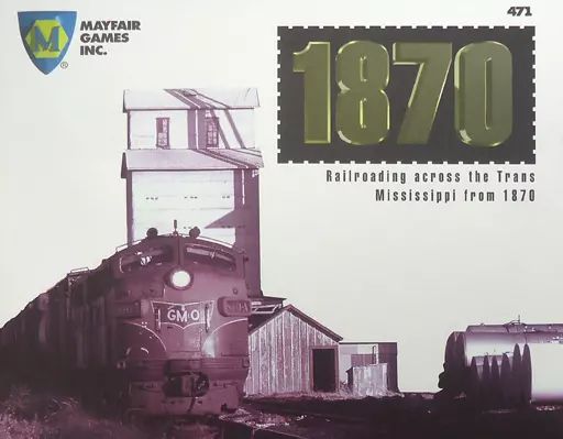 【中古】ボードゲーム 1870 英語版 (1870： Railroading Across the Trans Mississippi from 1870)