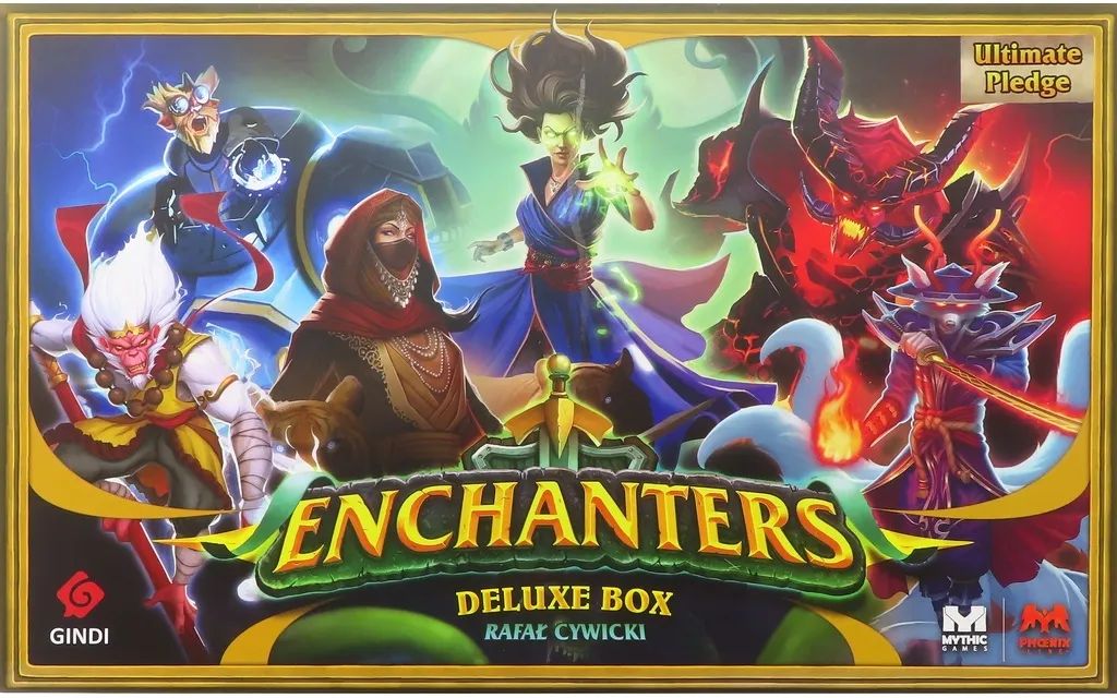 【中古】ボードゲーム エンチャンターズ デラックスボックス アルティメットプレッジ 英語版 (Enchanters： Deluxe Box - Ultimate Pledge)