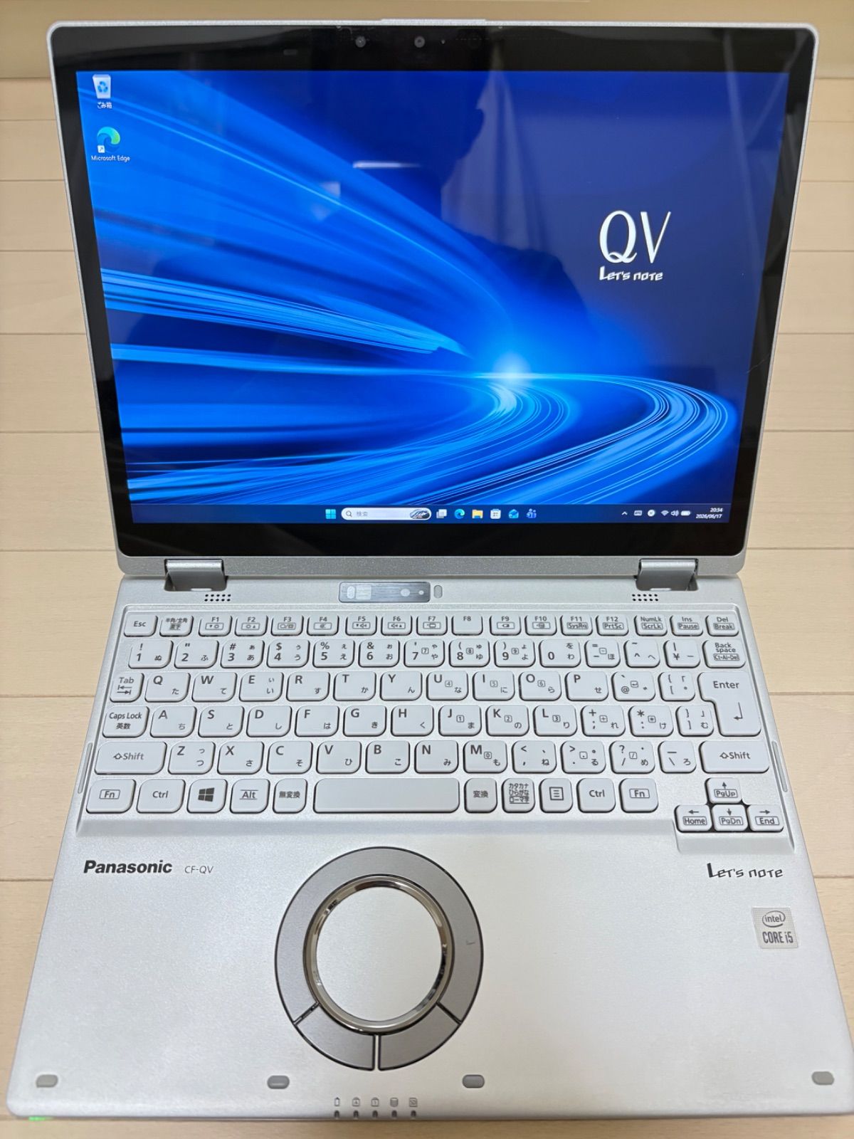 【美品・画面綺麗】Let’s note CF-QV9 10世代 i5 SSD256GB メモリ8GB Windows11 Panasonic レッツノート すぐ使える