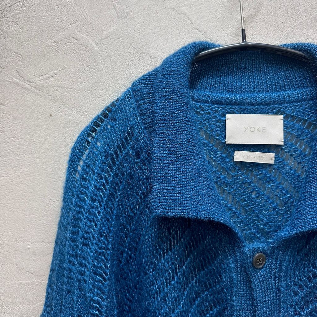 YOKE ヨーク 24SS SILK MOHAIR BUTTONED CARGIGAN ニットカーディガン