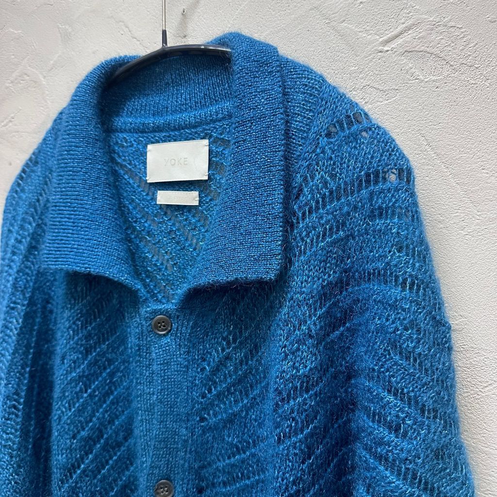 YOKE ヨーク 24SS SILK MOHAIR BUTTONED CARGIGAN ニットカーディガン