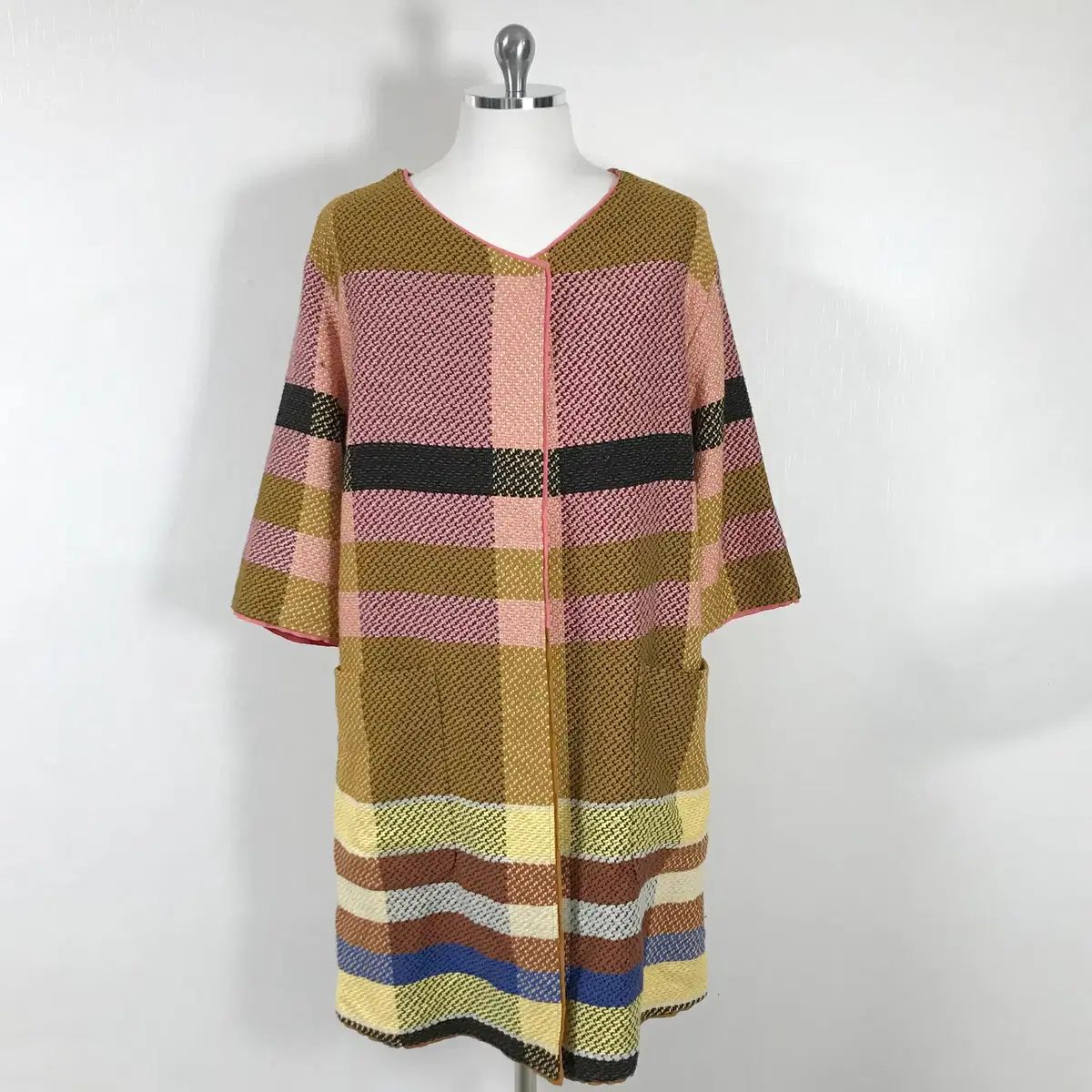エトロ レディース CHECK ブレンド Long ロング 7分 バケット 44号 店舗