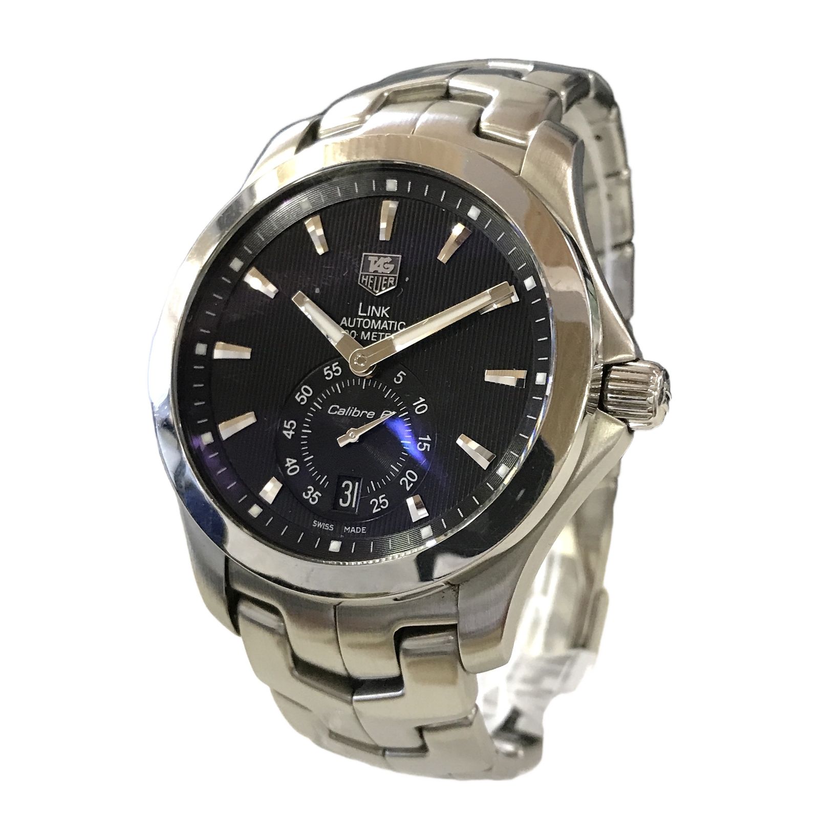 タグホイヤー TAGHEUER WJF211A.BA0570 リンク キャリバー6 デイト 自動巻き メンズ 稼働品 腕時計 一般中古 T11333524