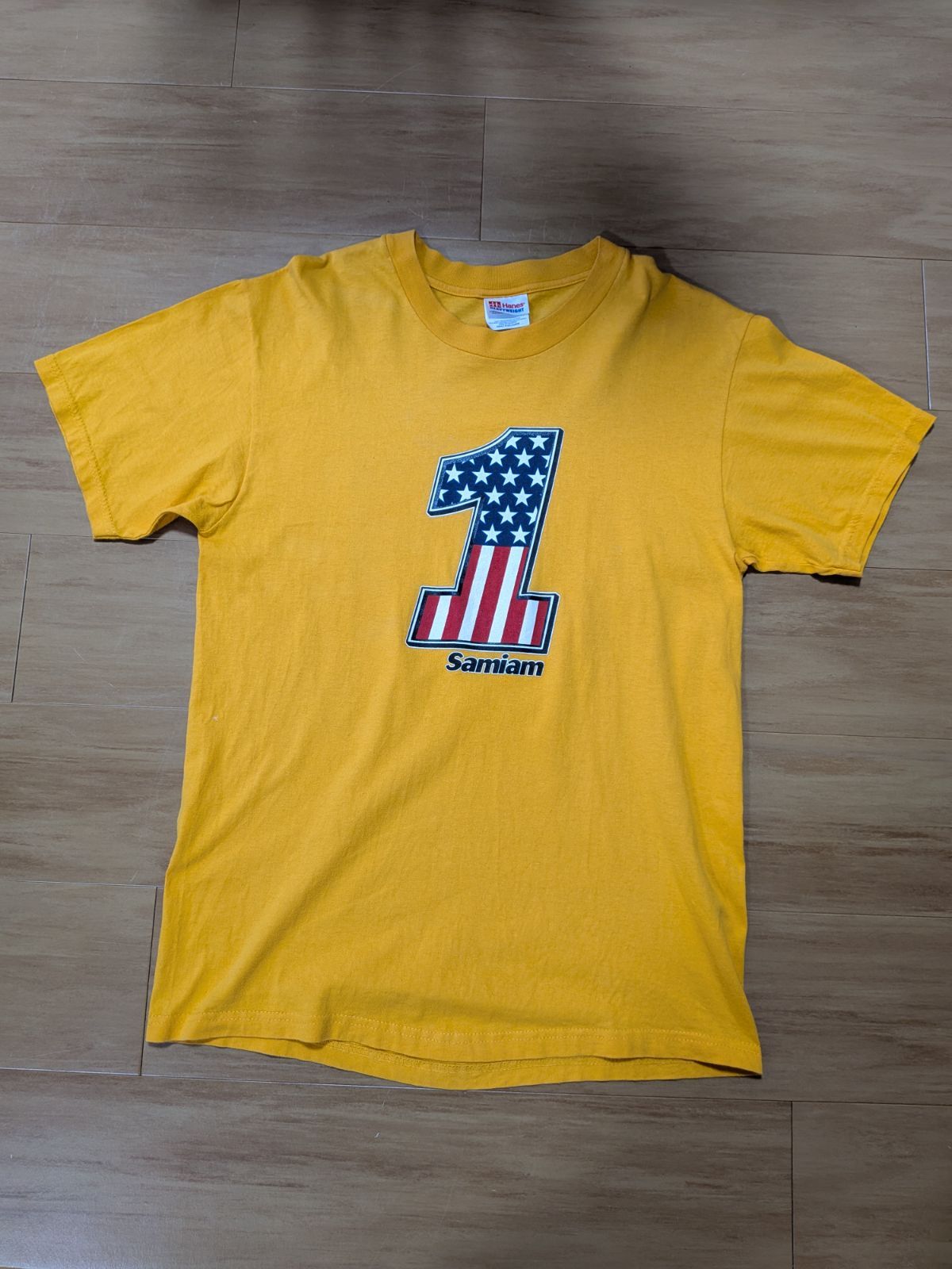「極希少」90s 星条旗柄 No.1ロゴ Samiam アメリカロックバンドTシャツ