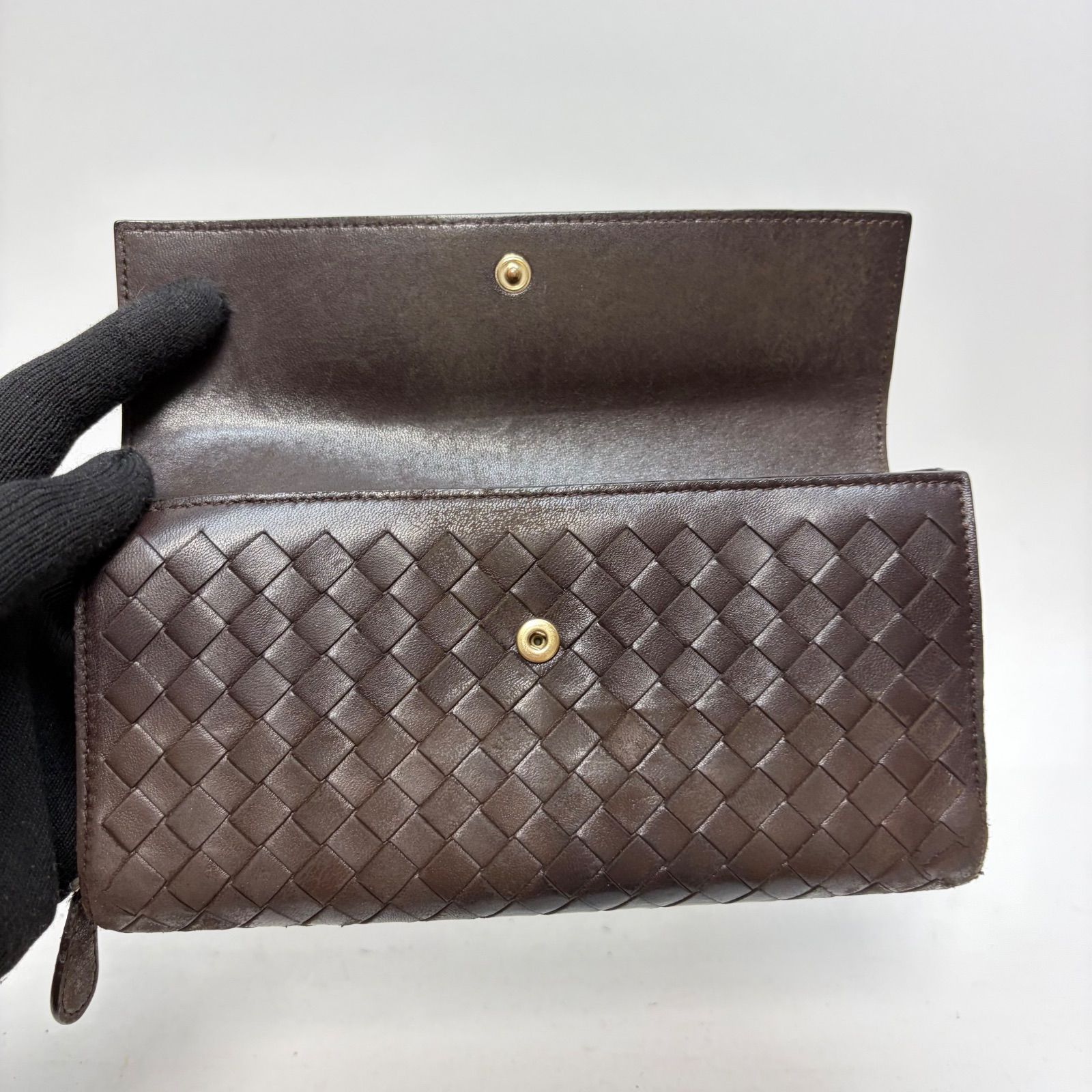 4858 BOTTEGA VENETA ボッテガヴェネタ 長財布 イントレチャート