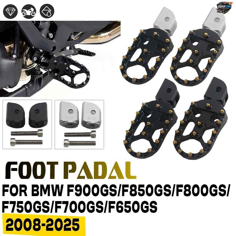BMW F900GS ADV F 900GS F650GS F 700GS F750 GS F 800GS F850GS用回転式フットペグ オートバイアクセサリー ライダーフットペグレスト