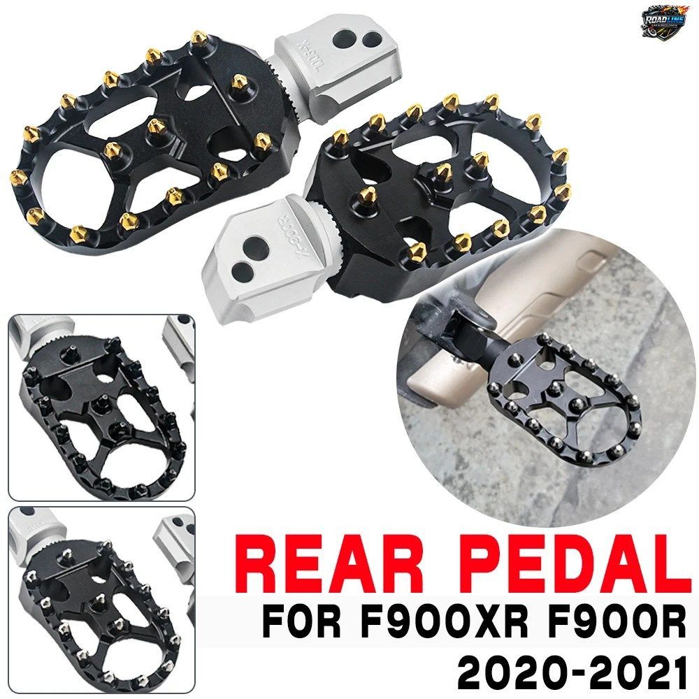 BMW F900R F900XR F900XR 2020-2021用 アルミ製回転式フットペグ パッセンジャーリアフットペグ レストペダル