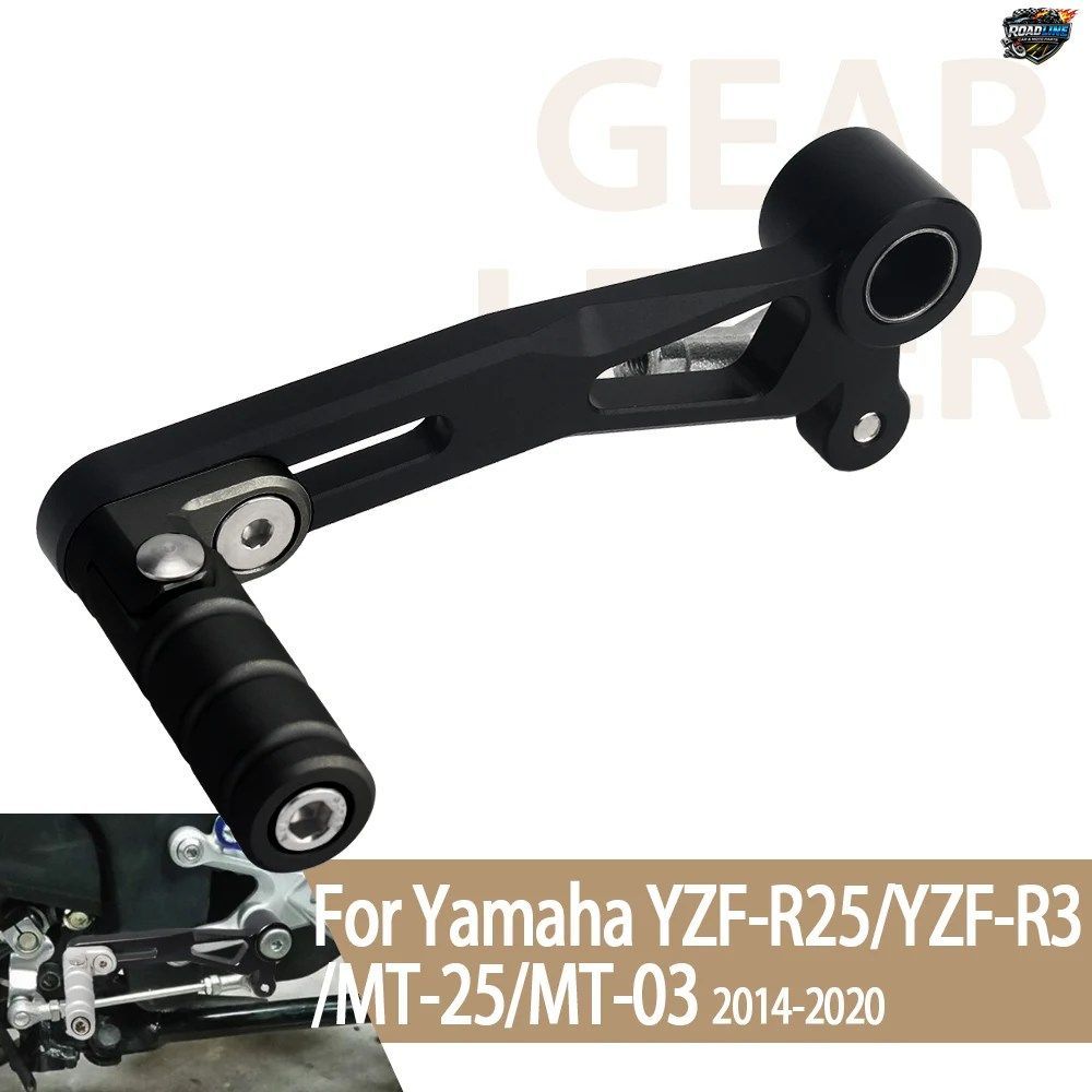 折りたたみ式調整可能ギアシフター オートバイギアシフトレバーペダル ヤマハ YZF-R25 YZF-R3 YZFR3 MT-25 MT-03 MT25 MT03用