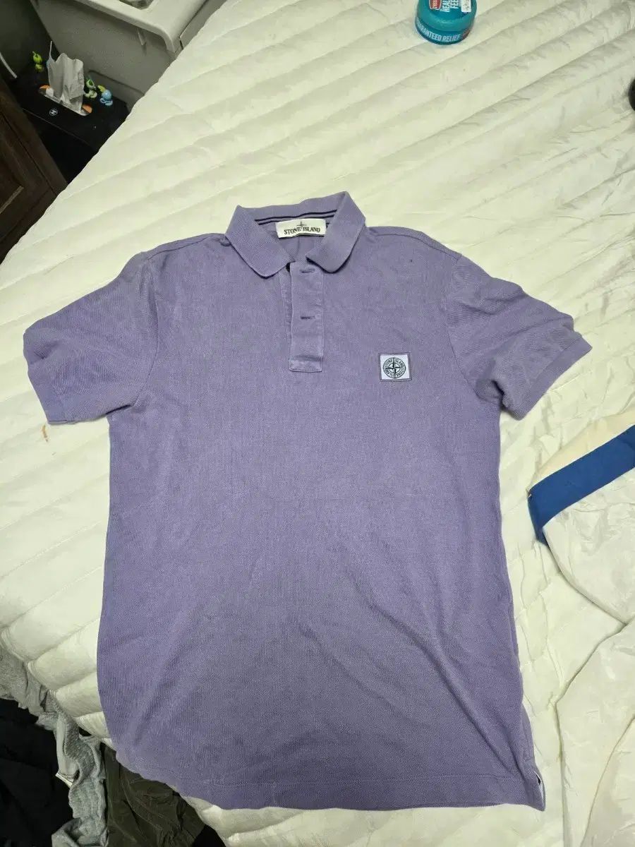 STONE ISLAND ストーンアイランド パープル カラーTシャツ