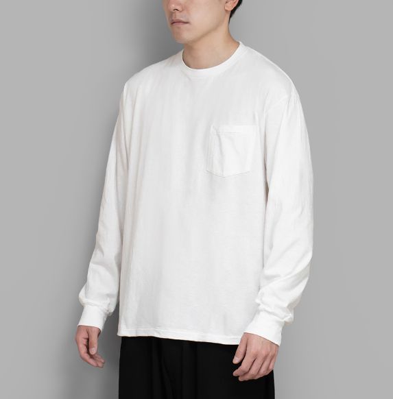 26SS コモリ COMOLI サープラス 長袖 Tシャツ(4)