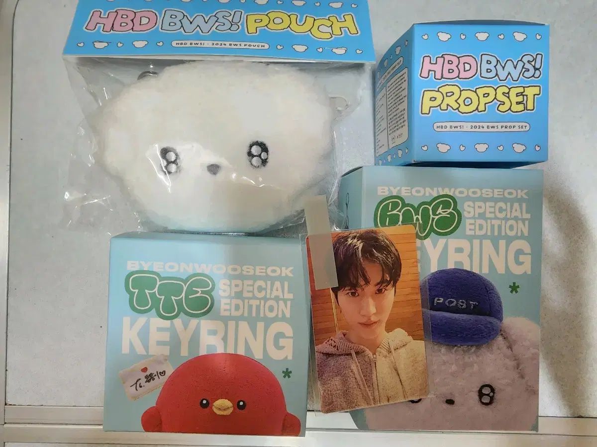 ビョンウソク Byeon Wooseok 郵便配達員 丸のまま ポーチ HBD BWS PROP SET